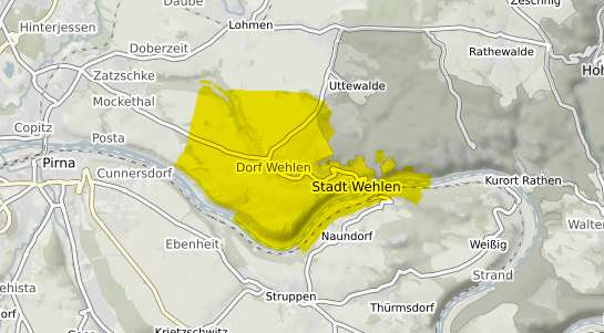 Immobilienpreisekarte Stadt Wehlen